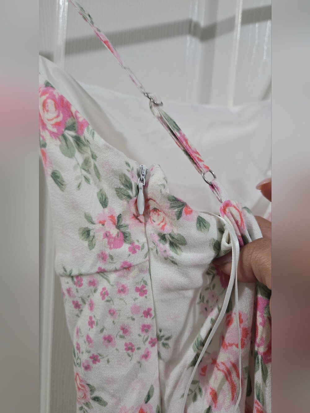 Altar'd State the Tadley Floral Pink Mini Dress Nwot - Picture 6 of 8